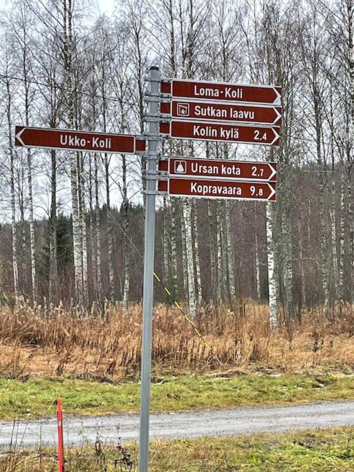 Kolin Pikkukolo - Saunallinen Studiohuoneisto Koli  Luaran gambar